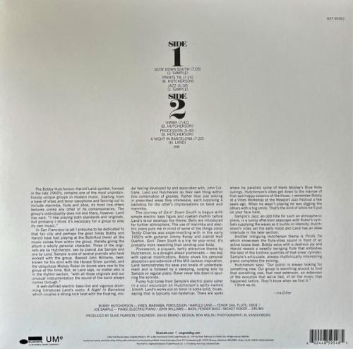 Виниловая пластинка Bobby Hutcherson; Land, Harold - San Francisco (Black Vinyl LP)