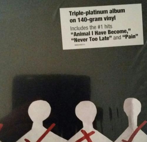 Виниловая пластинка Sony Three Days Grace One-X (Black Vinyl)
