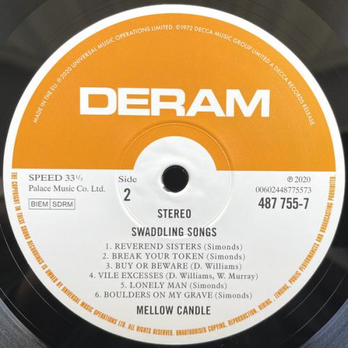 Виниловая пластинка Mellow Candle - Swaddling Songs (Black Vinyl LP)