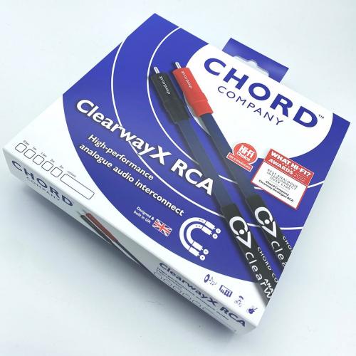 Кабель межблочный аудио Chord Company ClearwayX 2RCA to 2RCA 3m
