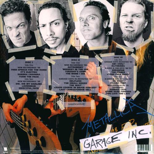 Виниловая пластинка Metallica, Garage Inc.