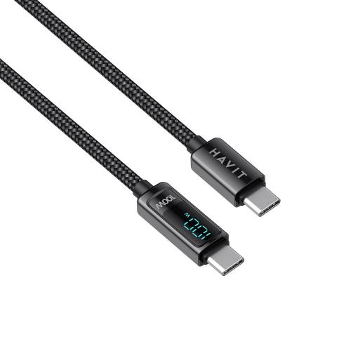 USB кабель HAVIT CB6247 USB-C - USB-C BK 2m