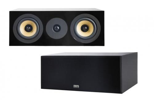 Акустика центрального канала Davis Acoustics Courbet C Black Gloss