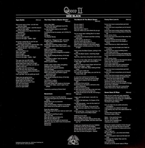 Виниловая пластинка Queen - Queen II (180 Gram Black Vinyl LP)