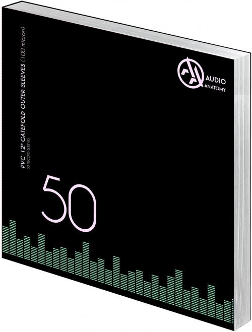 Внешние конверты Audio Anatomy 50 X PVC 12" GATEFOLD OUTER SLEEVES - 100 MICRON