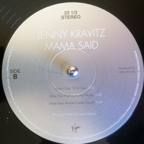 Виниловая пластинка Lenny Kravitz, Mama Said (2LP)