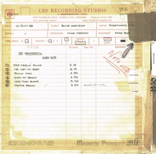 Виниловая пластинка Fleetwood Mac — MR. WONDERFUL (LP)