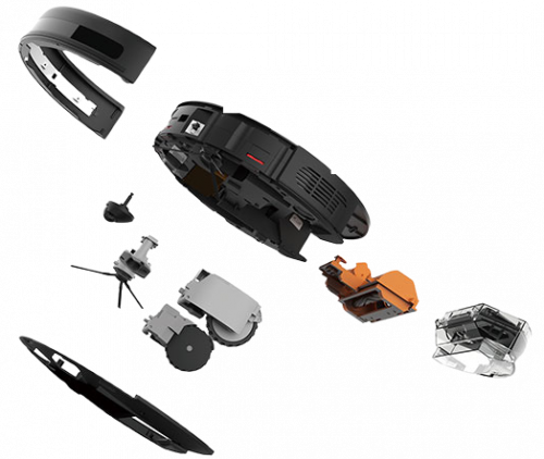 Робот-пылесос SLS VC-01 WiFi dark grey