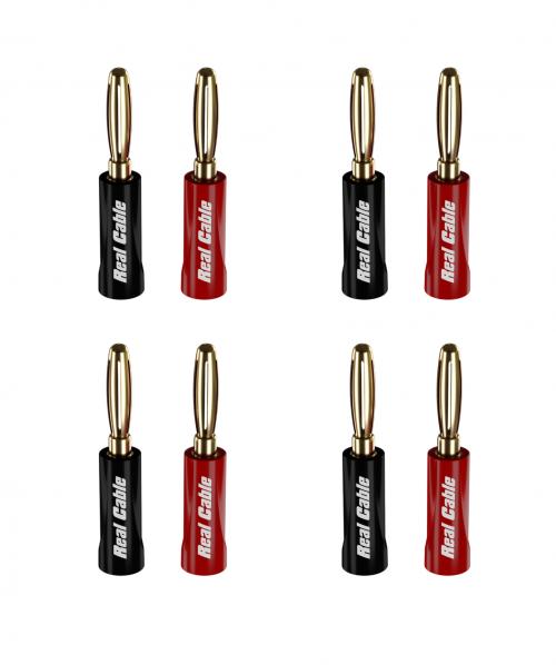 Разъёмы акустические Real Cable B6020-2C/8pcs (8 шт)