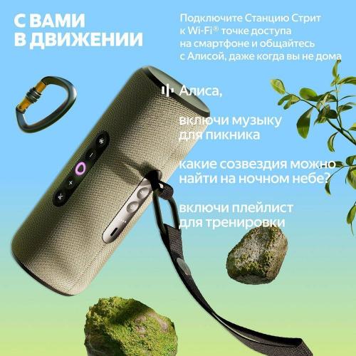Умная колонка Яндекс Станция Стрит Зеленый