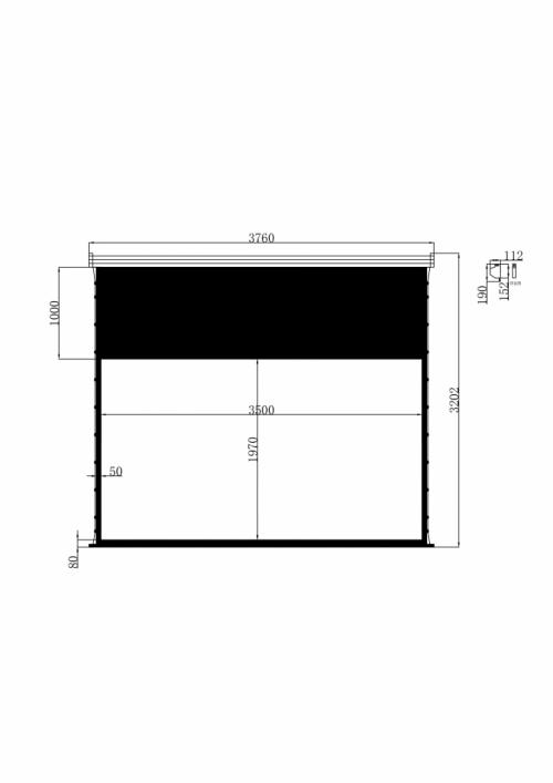 Моторизованный экран Classic Solution LEO MAX (E 350x197/9 TW-JD/W ED)