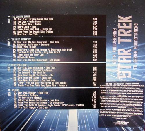 Виниловая пластинка OST - Star Trek: The Original Series/ The Next Generation/ Deep Space Nine/ Voyager (Various Artists) (Black Vinyl 2LP)