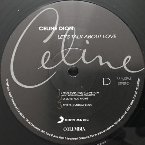 Виниловая пластинка Sony Celine Dion Let'S Talk About Love (Black Vinyl)