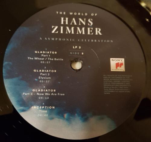 Виниловая пластинка Sony Hans Zimmer The World Of Hans Zimmer - A Symphonic Celebration (Limited 180 Gram Black Vinyl/Gatefold)