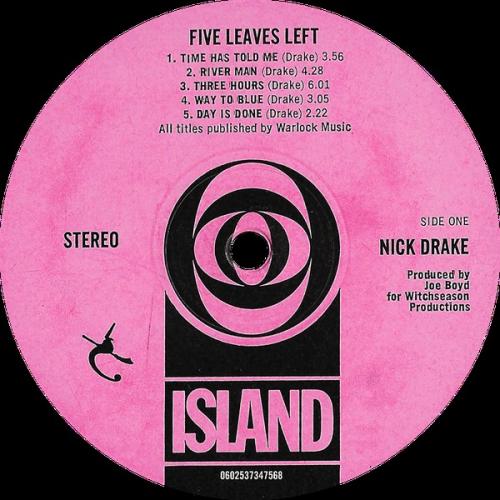Виниловая пластинка Drake, Nick, Five Leaves Left