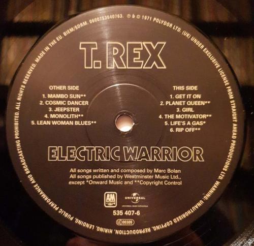 Виниловая пластинка T. Rex, Electric Warrior
