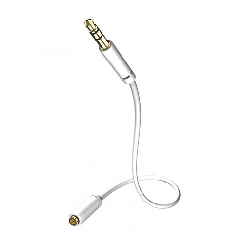 Кабель межблочный In-Akustik Star MP3 Audio Cable (M-F) 1.5m 3.5mm plug (m)<>3.5 plug (F) #003105015