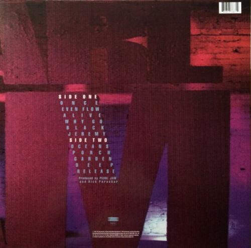 Виниловая пластинка Pearl Jam TEN
