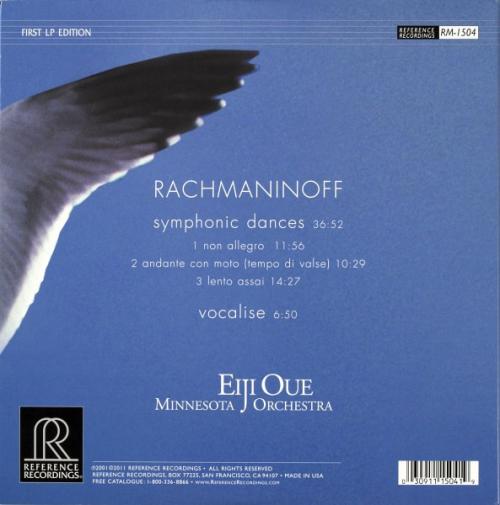 Виниловая пластинка Eiji Oue - Rachmaninoff: Symphonic Dances, Vocalise (Analogue) (Black Vinyl LP)