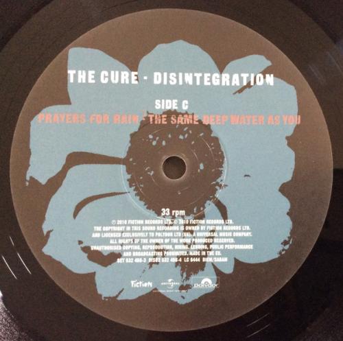 Виниловая пластинка The Cure, Disintegration (Remastered)