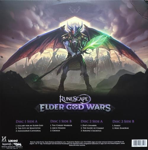 Виниловая пластинка OST (Game) - RuneScape: Elder God Wars Dungeon (Jagex Audio Team) (Clear Orange/Green With Cloud Effect Vinyl 2LP)