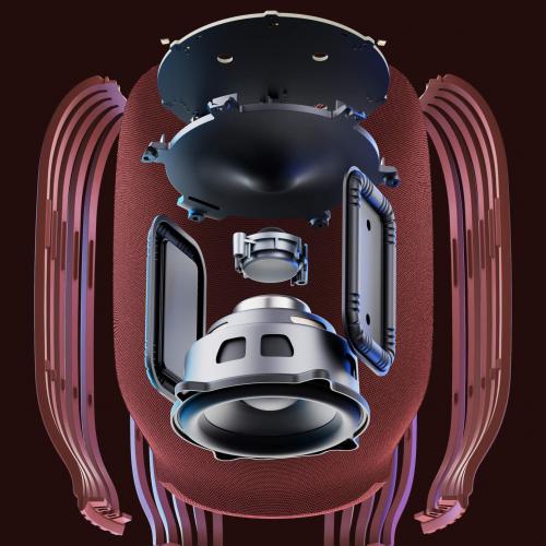 Умная колонка Sber Boom SBDV-00090 Марсианский красный