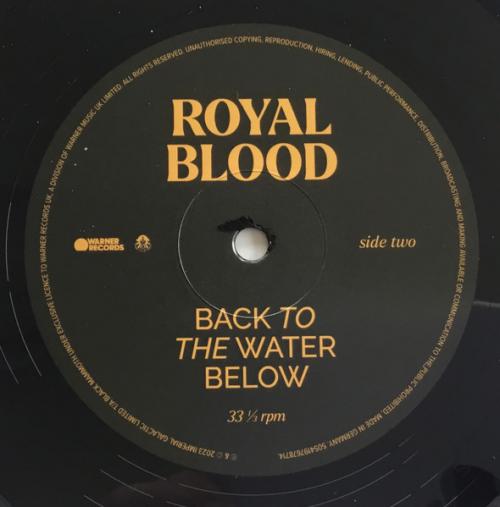 Виниловая пластинка Royal Blood - Back To The Water Below (Black Vinyl LP)