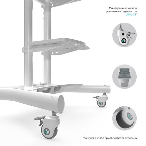 Стойка для двух телевизоров с кронштейном Onkron TS1881DVW