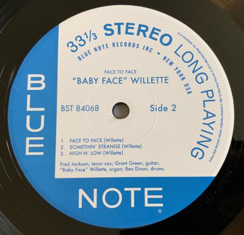 Виниловая пластинка Willette, Baby Face, Face To Face