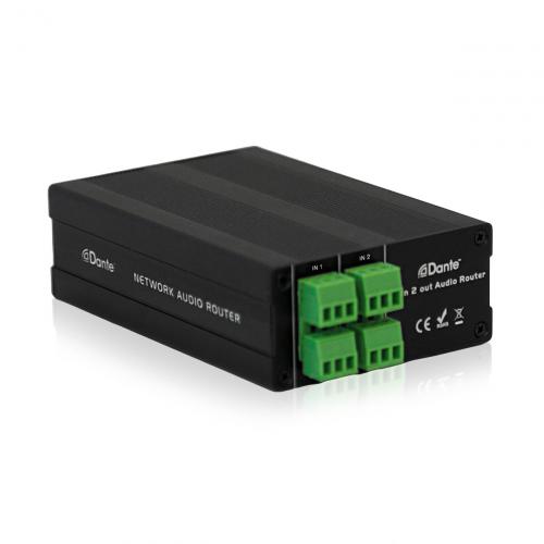 Транскодер аналоговых аудиосигналов и сигналов Dante Qtex QAI 2BY2iPOE