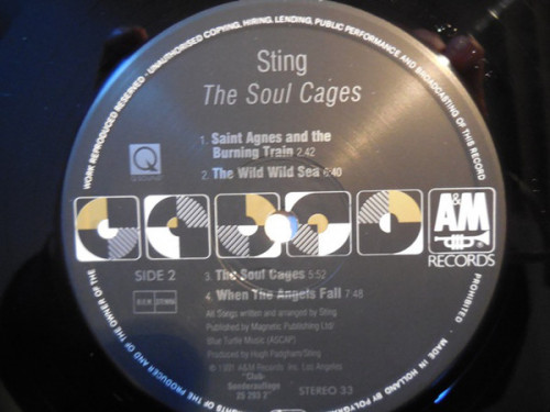 Виниловая пластинка Sting, The Soul Cages