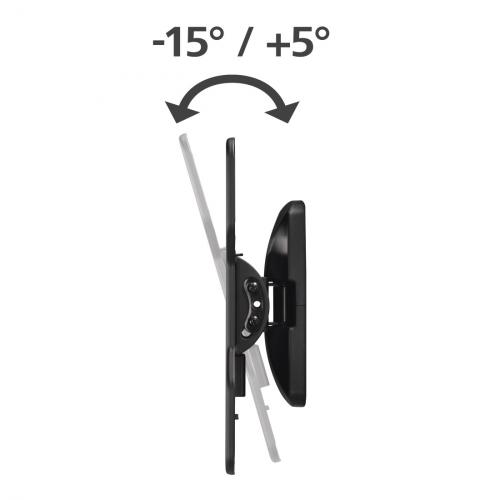 Кронштейн для телевизора Hama TILT TV Premium H-118051 черный 19"-48" макс.25кг