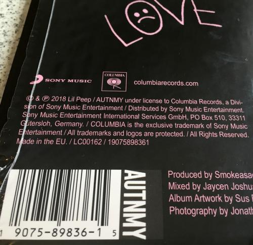 Виниловая пластинка Sony Lil Peep Come Over When You'Re Sober, Pt. 2 (Black Vinyl)