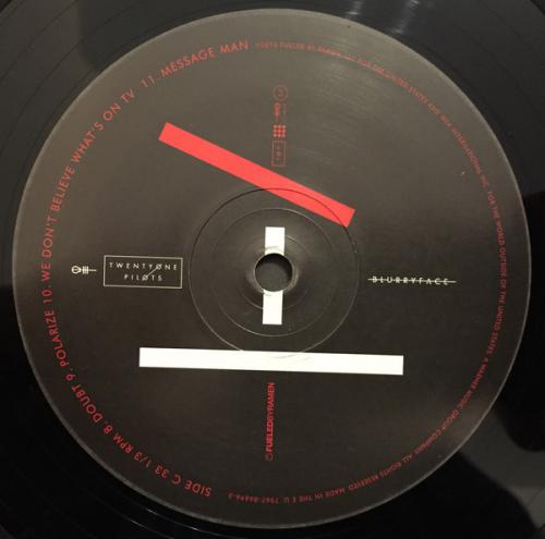 Виниловая пластинка Twenty One Pilots BLURRYFACE 180 Gram
