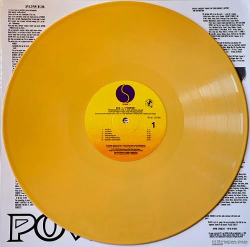 Виниловая пластинка Ice-T - Power (Сoloured Vinyl LP)