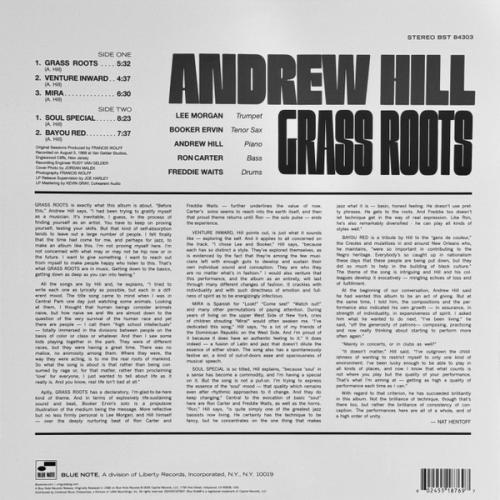Виниловая пластинка Andrew Hill -  Grass Roots (Analogue, Tone Poet) (Black Vinyl LP)