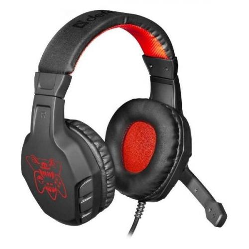 Гарнитура Defender GAMING CUJO BLACK/RED