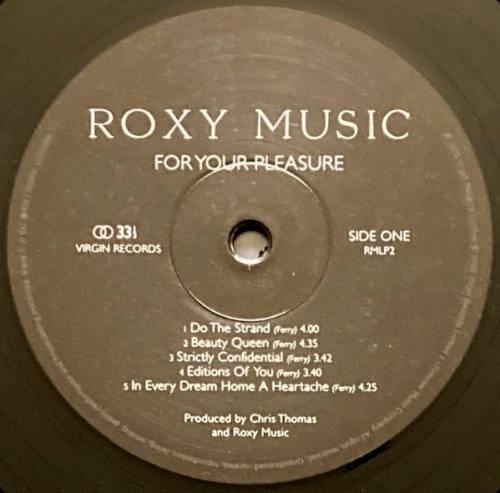 Виниловая пластинка Roxy Music - For Your Pleasure (Half Speed) (Black Vinyl LP)