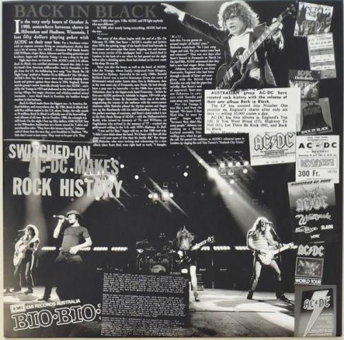 Виниловая пластинка AC/DC - Back In Black (Limited 50th Anniversary Edition, Gold Vinyl LP)