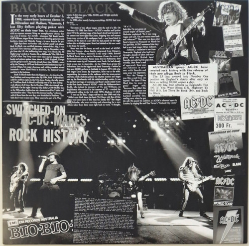 Виниловая пластинка AC/DC - Back In Black (Limited 50th Anniversary Edition, Gold Vinyl LP)