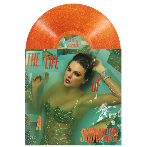 Виниловая пластинка Taylor Swift - The Life Of A Showgirl (Sweat & Vanilla Perfume) (Portofino Orange Glitter Vinyl LP)
