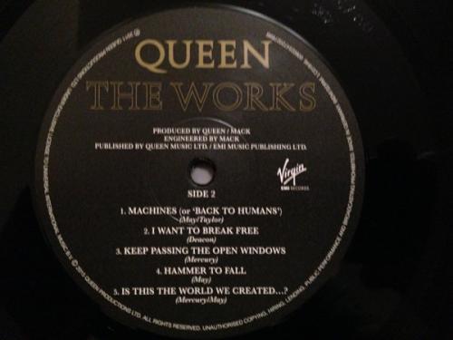 Виниловая пластинка Queen, The Works (Standalone - Black Vinyl)