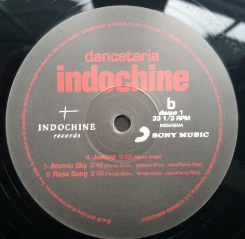 Виниловая пластинка Indochine, Dancetaria (180 Gram/Remastered)
