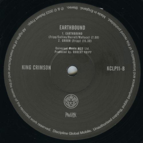 Виниловая пластинка King Crimson - Earthbound (Black Vinyl LP)