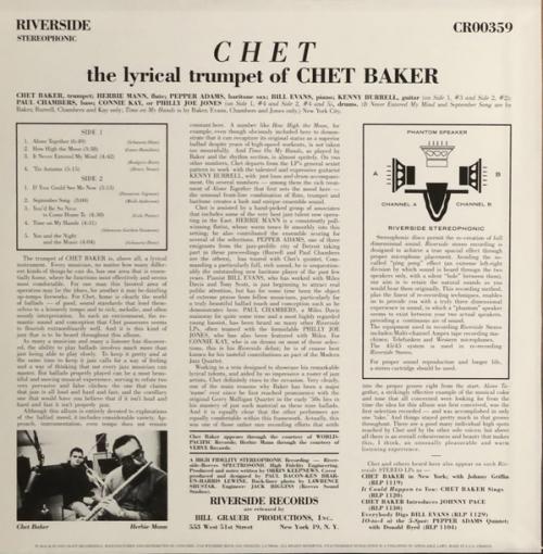 Виниловая пластинка Chet Baker – Chet