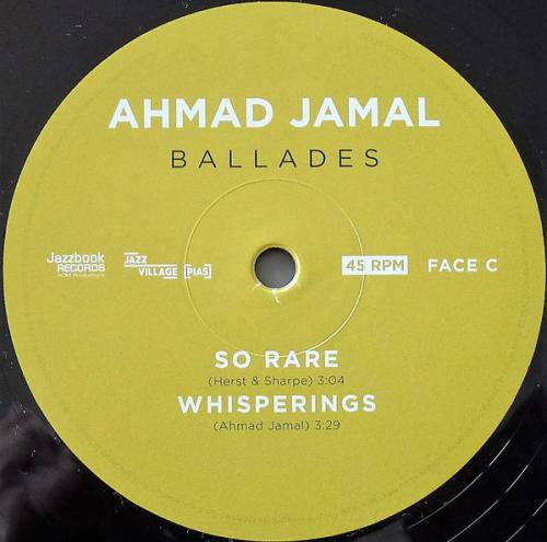 Виниловая пластинка Ahmad Jamal - Ballades (Black Vinyl 2LP)
