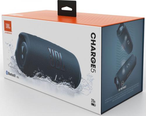 Портативная акустика JBL Charge 5 Blue (JBLCHARGE5BLU)