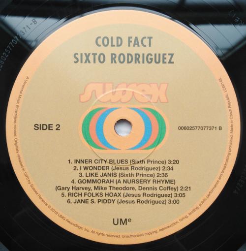 Виниловая пластинка Rodriguez, Cold Fact