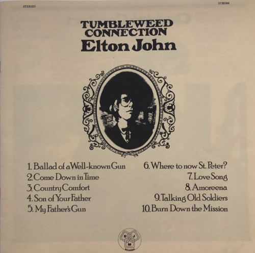 Виниловая пластинка Elton John, Tumbleweed Connection (Remastered 2017)