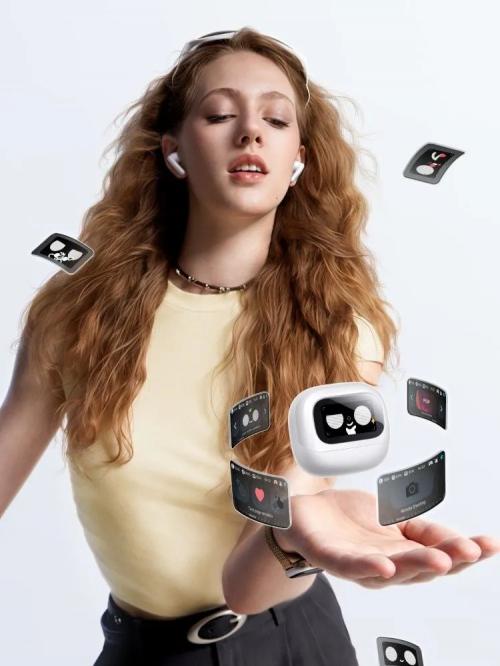 Наушники UGREEN WS216 LightBuds Magic Hibrid ANC Earbuds White